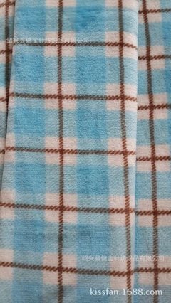 紹興縣健寶針紡織品 現(xiàn)貨格子雙面法蘭絨，優(yōu)質(zhì)實(shí)惠的紡織選擇